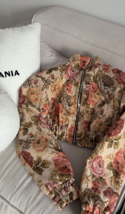 Bomber Rosalia beige