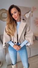 Krótki płaszczyk Marlene Beige