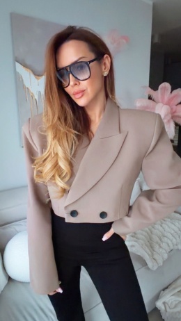 Marynarka Stella taupe