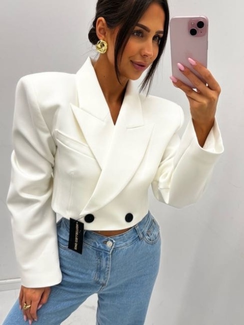 Marynarka Stella white