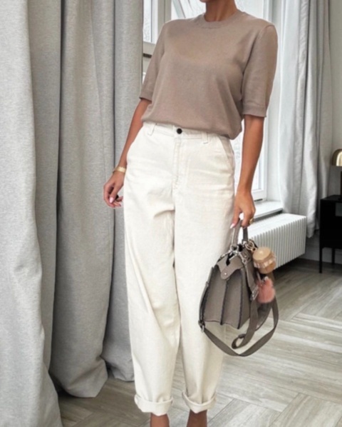 Spodnie Mom Fit Banana