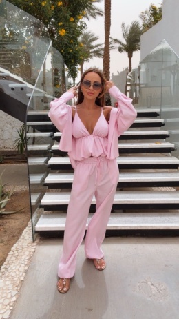 Spodnie Samui pink Lyocel