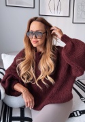 Sweter Chmurka Burgund