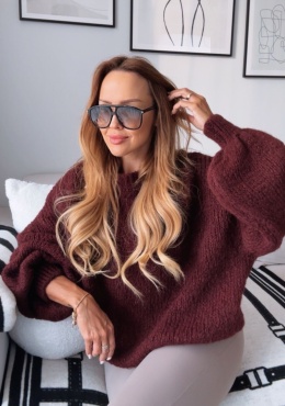 Sweter Chmurka Burgund