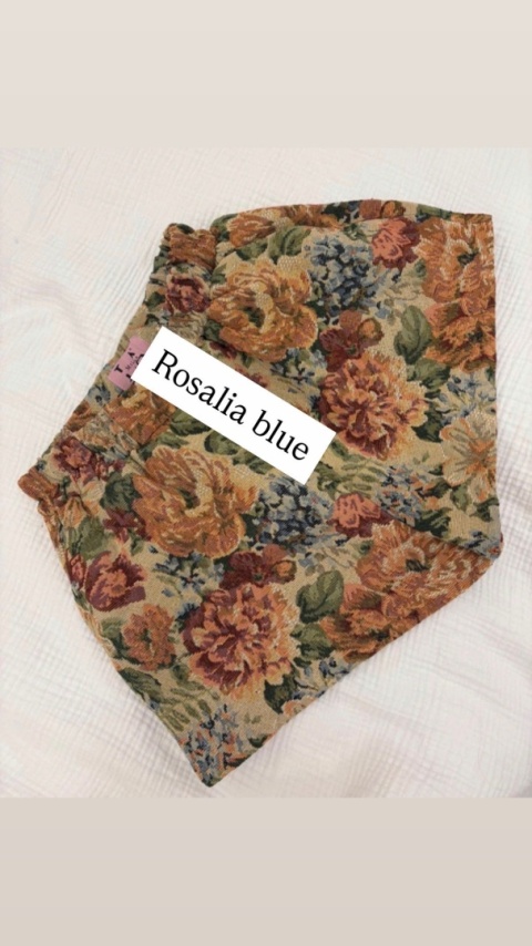 Żakardowe szorty Rosalia blue